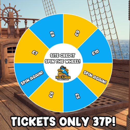 SPIN THE WHEEL – SITE CREDIT! – Prize Plunder Ltd