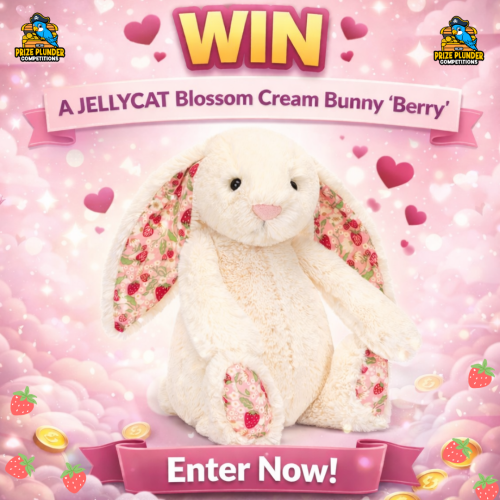 Jellycat Blossom Cream Bunny 'Berry'