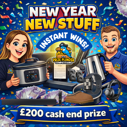 New Year NEW STUFF Instant Wins!
