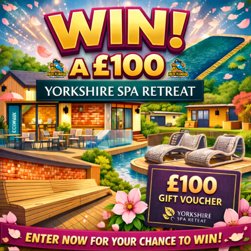 £100 Yorkshire Spa Retreat voucher or £80 cash!