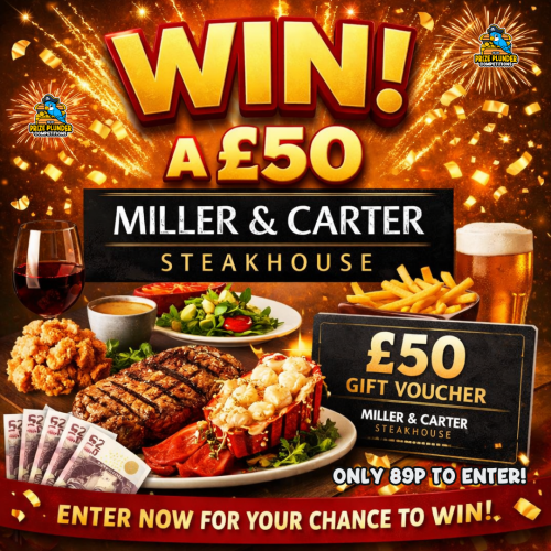 £50 Miller and Carter gift voucher!