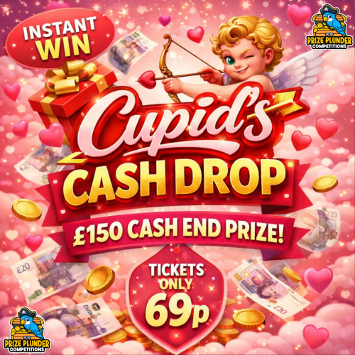 Cupids Cash Drop - Instant win!