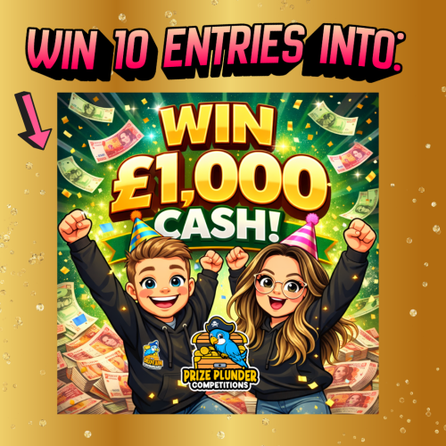 10 entries into main £1K CASH comp!