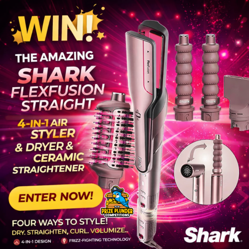 Shark FlexFusion Straight 4-in-1 Air Styler & Dryer & Ceramic Straightener!