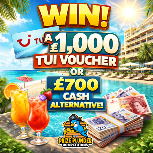 £1,000 TUI voucher or £700 squidaronies!