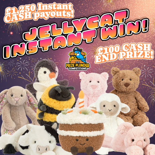 The £2K Jellycat Instant win!